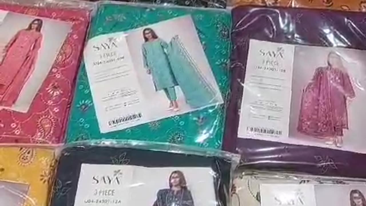 SAYA Khaddar 3 PC 2024 Collection Vol-1
