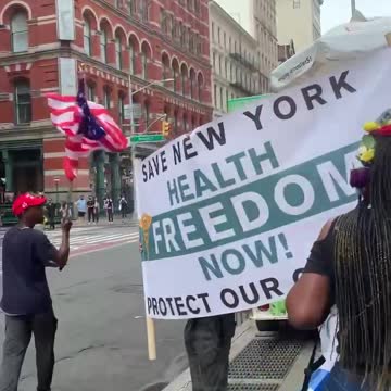 NYC - Pack It Up - Covid Testing Site Protest