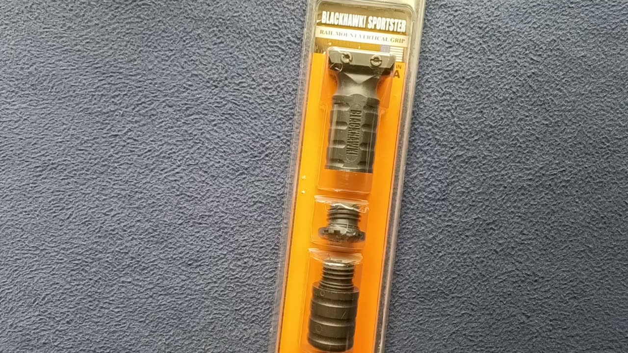 BLACKHAWK! RAIL MOUNT VERTICAL GRIP, 2 Size options, O-ring sealed storage compartment, "74VG00BK"
