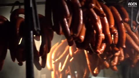 The sausages at the Texas Barbecue in America look great