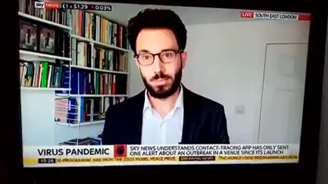 Sky News Ian King Live - One single Ping in Track and Trace