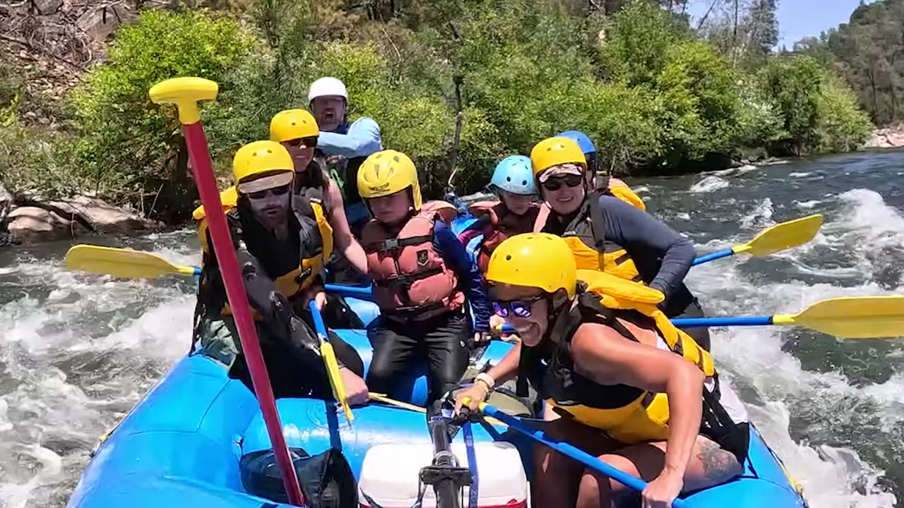 KIDS LOVE whitewater rafting thru BOUNCING ROCK (Coloma, CA)