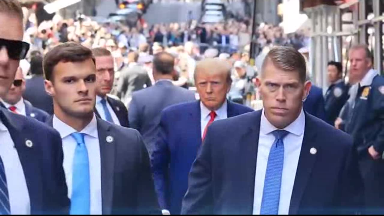 President Trump after indictment