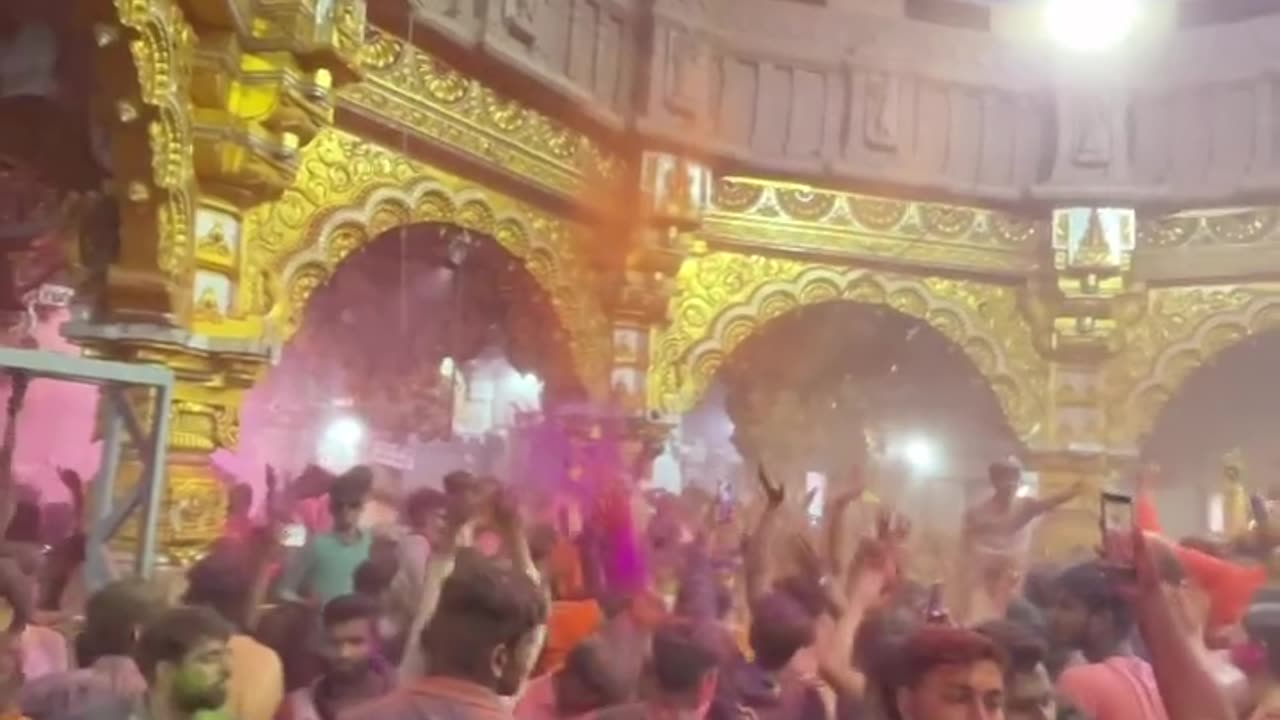 श्री सांवलिया सेठ के दरबार में कृष्ण जन्मोत्सव मनाया 😍