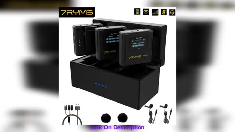 Best Wireless Lavalier Microphone 7RYMS iRay DW30 2.4