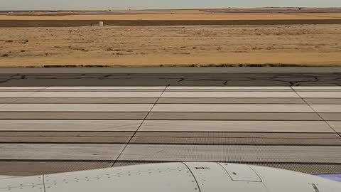Takeoff and ascent on Southwest plane from Denver