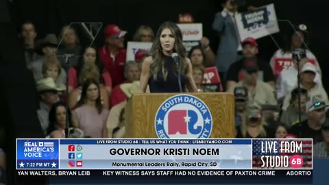 Governor Kristi Noem Endorses President Donald J. Trump for President!