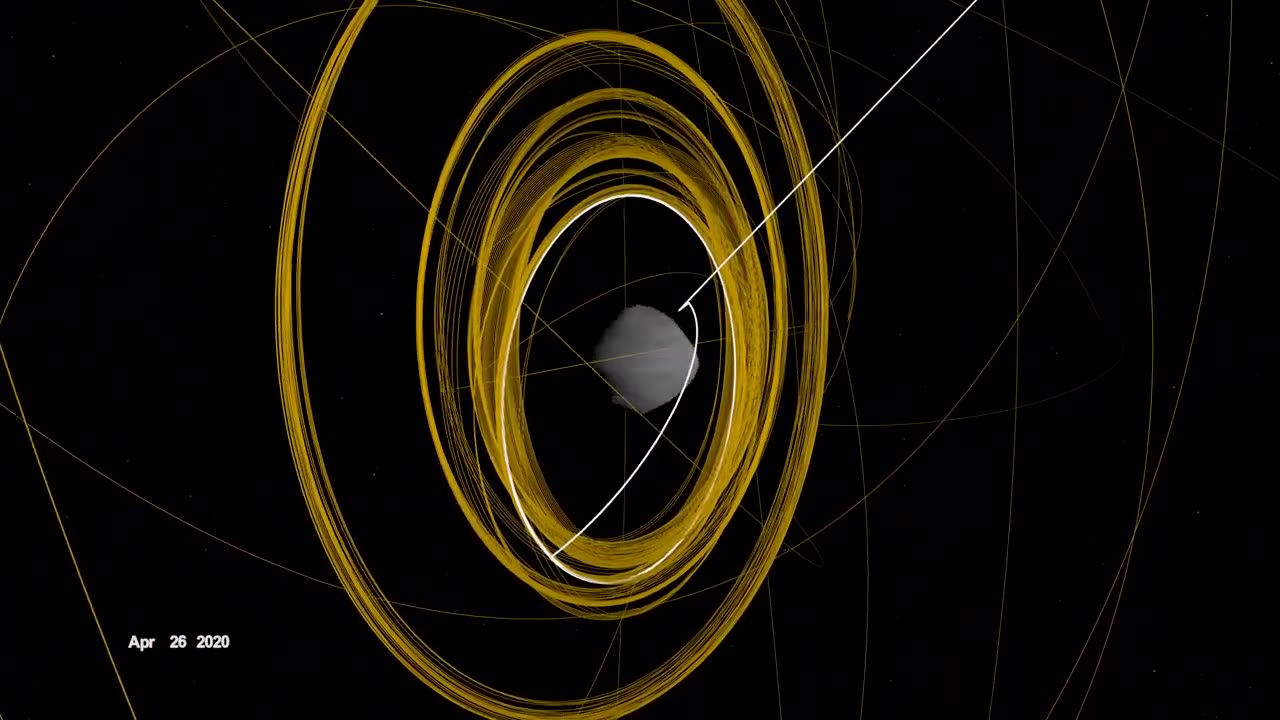 OSIRIS-REx Slings Orbital Web Around Asteroid to Capture Sample _ 4k