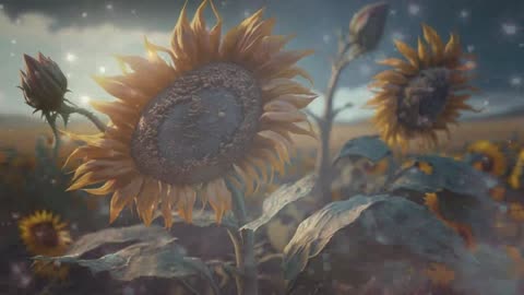 432hz Zen Meditation Music for Deep Relaxation and Mindfulness, & Calm Environment, Sunflower Visual