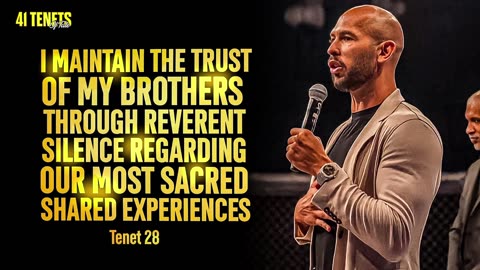 Andrew Tate's 41 Tenets