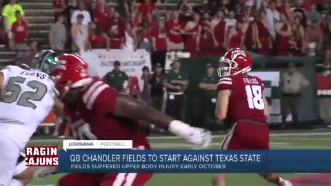 Chandler Fields to start in regular season finale against Texas State