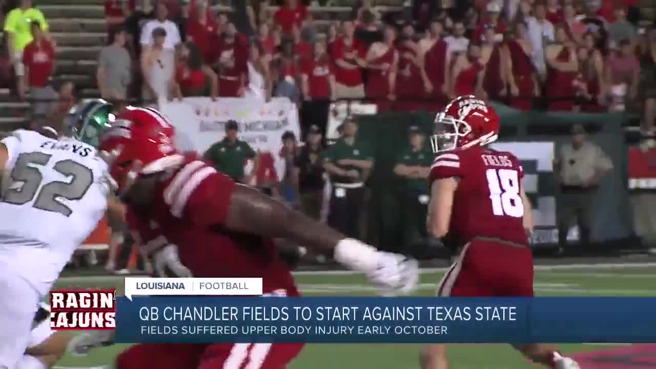 Chandler Fields to start in regular season finale against Texas State
