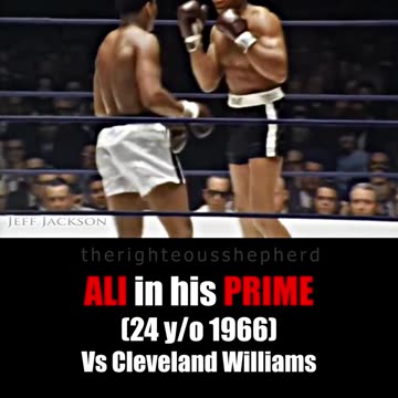 Muhammad Ali in what Experts believe was his Peak Performance in a Boxing Match🔥