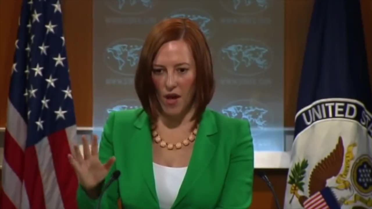 Jen Psaki in 2014 defending leaked phone call of Victoria Nuland discussing Ukraine