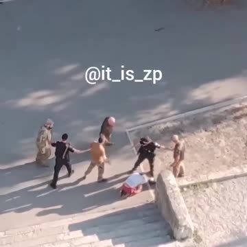 Ukrainian recruitment officers roam the streets like a pack of hyenas beating up and kidnapping men.