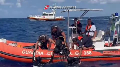 Italian Coast Guard rescues missing from Bayesian Yacht owned by tycoon Mike Lynch