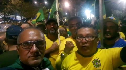 Pro-Bolsonaro protest in Belém, capital city of the huge Pará state in the North of Brazil.