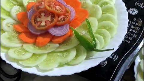 Vegetables garnish