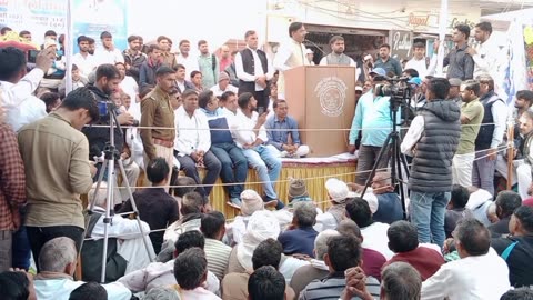 Bsp neta virendra nyangli ki punay tithi pr sitla bajar sadulpur me hui shradhanjali sabha