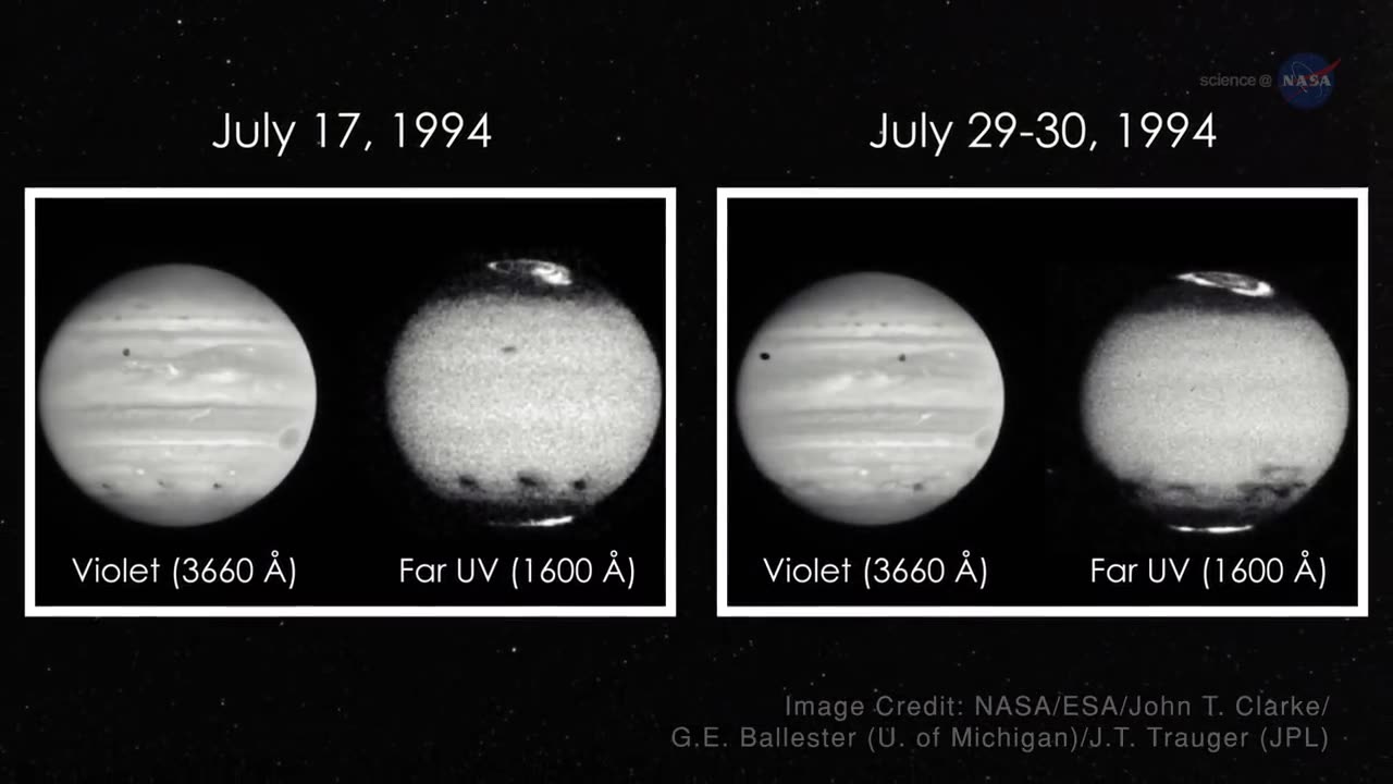 Nasa since casts. the lasting impacts of comet shoemaker-levy 9