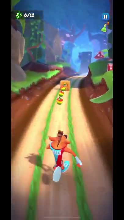 Runner Crash Bandicoot Skin Gameplay - Crash Bandicoot: On The Run! (Season 4 Team Rank Reward)