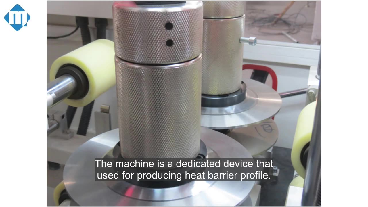 Professional Thermal break Assembly knurling Machine for Aluminum Extrusion GRKC-02