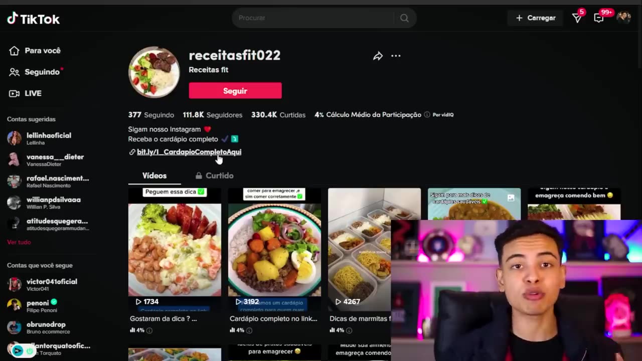 COMO GANHAR 125 REAIS POR DIA NO TIKTOK COM 0 SEGUIDORES E SEM GRAVAR VÍDEOS (Dinheiro online)
