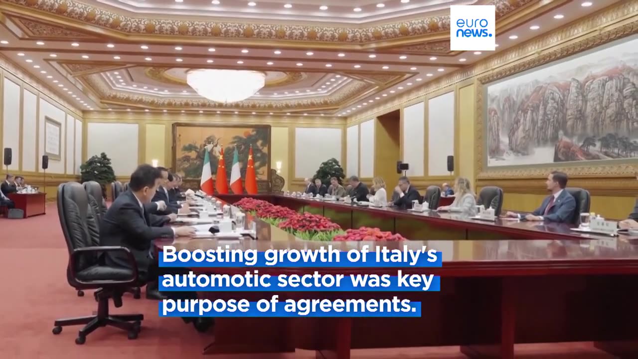 Italy bets on automotive sector to strengthen relationship with China| RN ✅