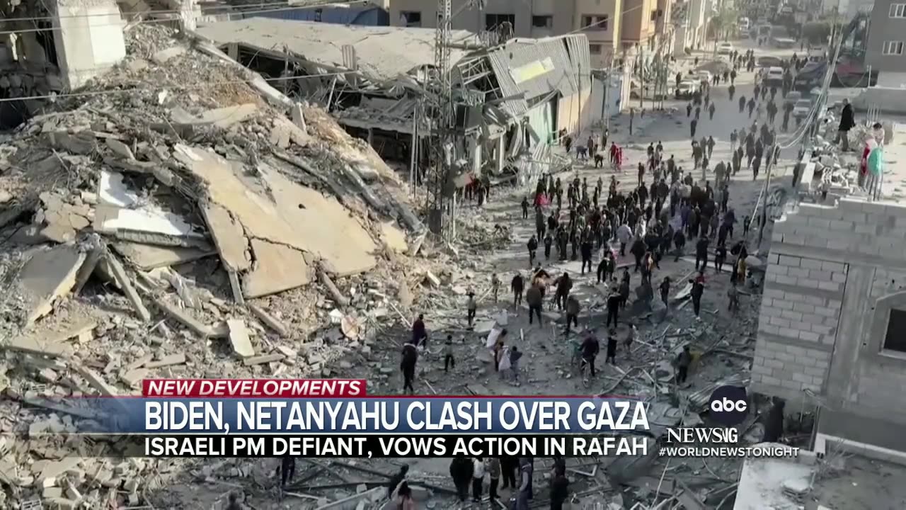 Biden, Netanyahu clash over Israel-Gaza conflict