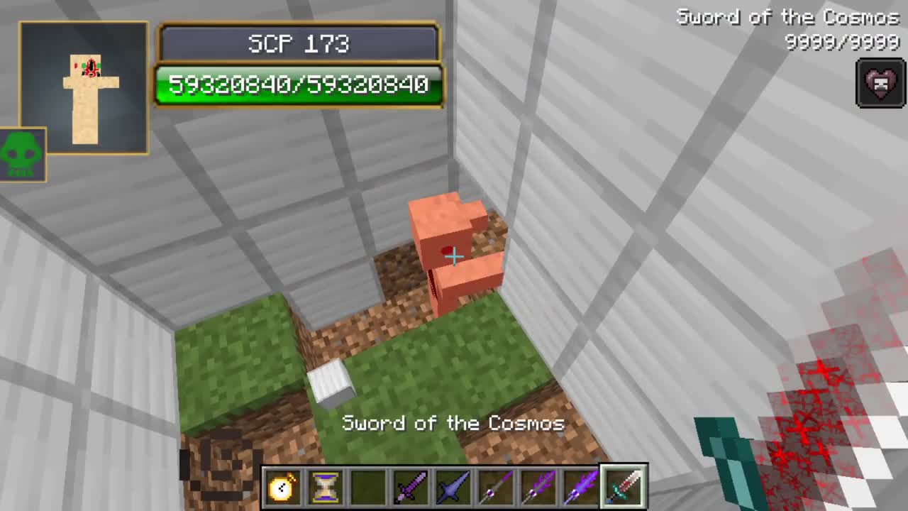 Herobrine vs Error422 all Сreepypasta mobs in minecraft part 7
