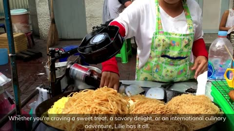 Foodie's Paradise Street Food Life in Lille, France | Lille Street Food