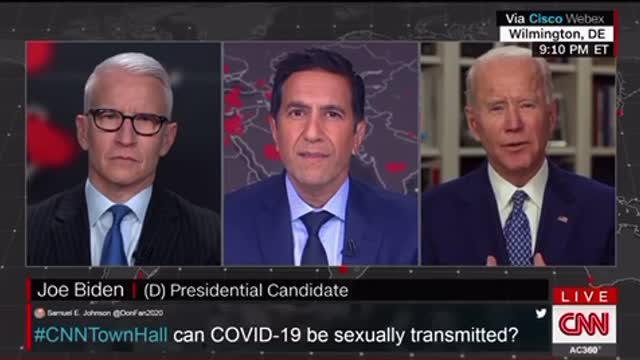 Joe Biden Repeatedly Forgets Talking Points on Anderson Cooper