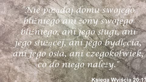 DEKALOG - PRZYKAZANIE 10.