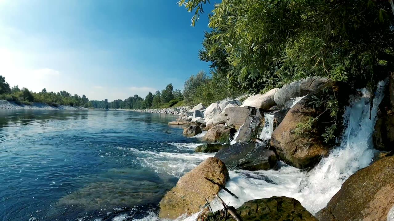 Some hidden waterfall in jungle