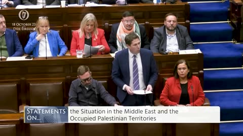 🇵🇸 Must watch address by Matt Carthy TD on Palestine 👏🏻