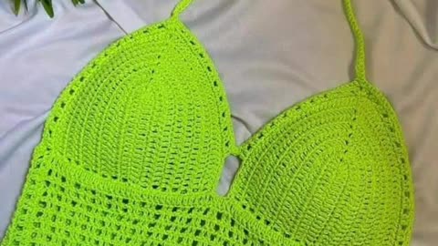 It's summer time yet, you could crochet your bathsuit and top