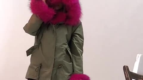 Parka Fashion Coat Thick Warm Fluffy High Quality Outerwear Winter Women Raccoon Fur Liner Jacket