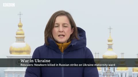 Russian missile strike kills newborn baby at Ukraine hospital