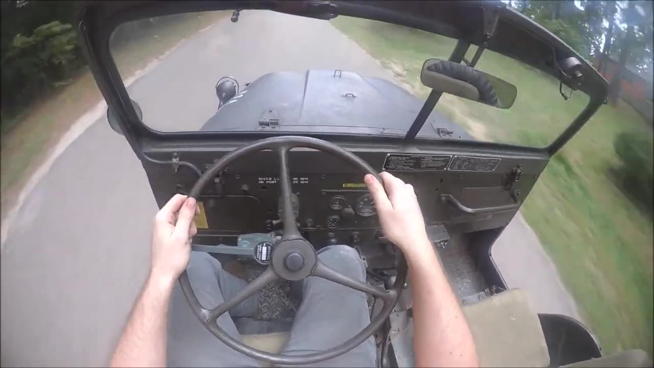 FAST AND HARD: First Person Driving the 1953 M38A1 Willys Jeep Offroad and Pavement
