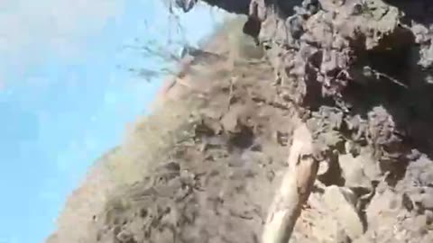 Video from the phone of a Ukrainian soldier who, together with his brothers-in-arms