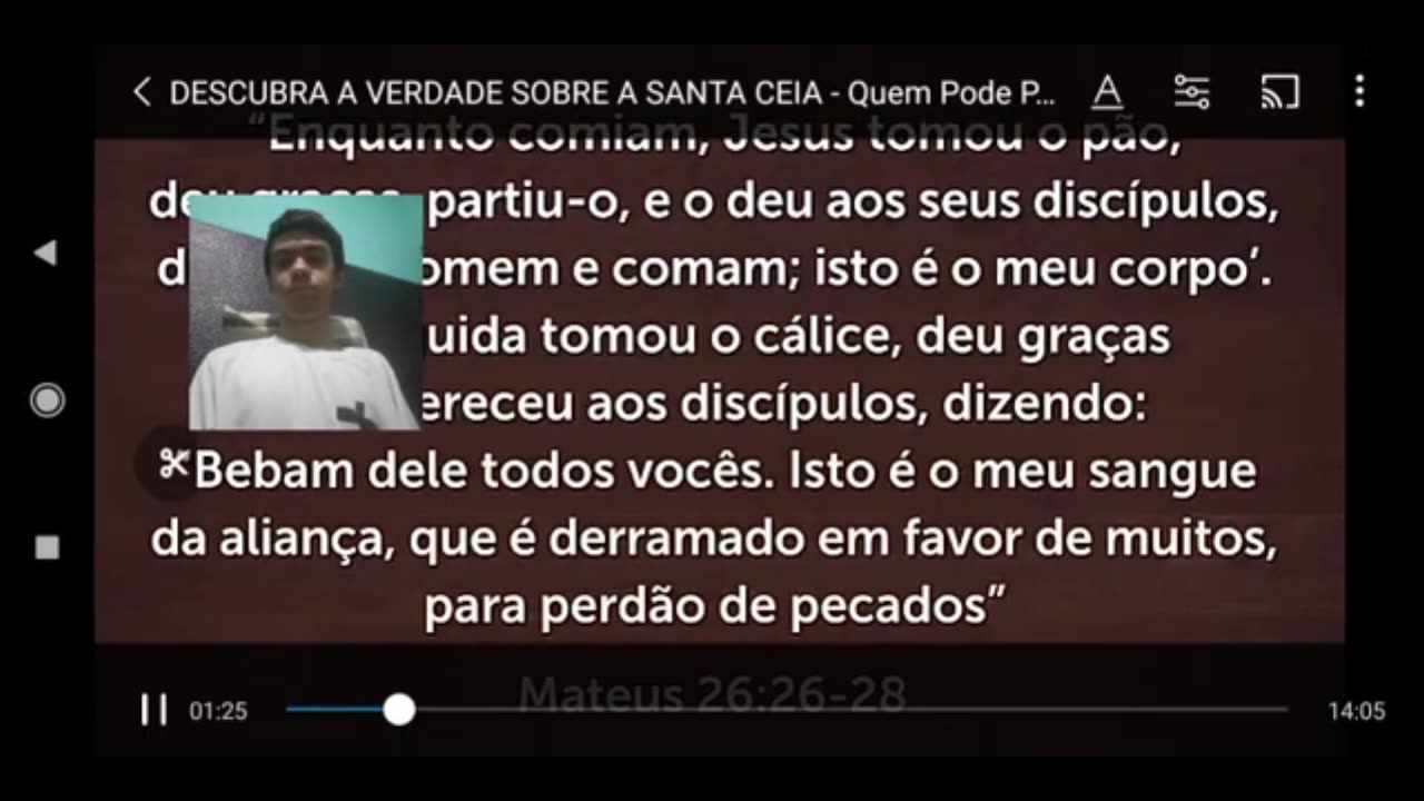 Análise do vídeo: Descubra a verdade sobre a santa ceia - Pastor Antonio Junior