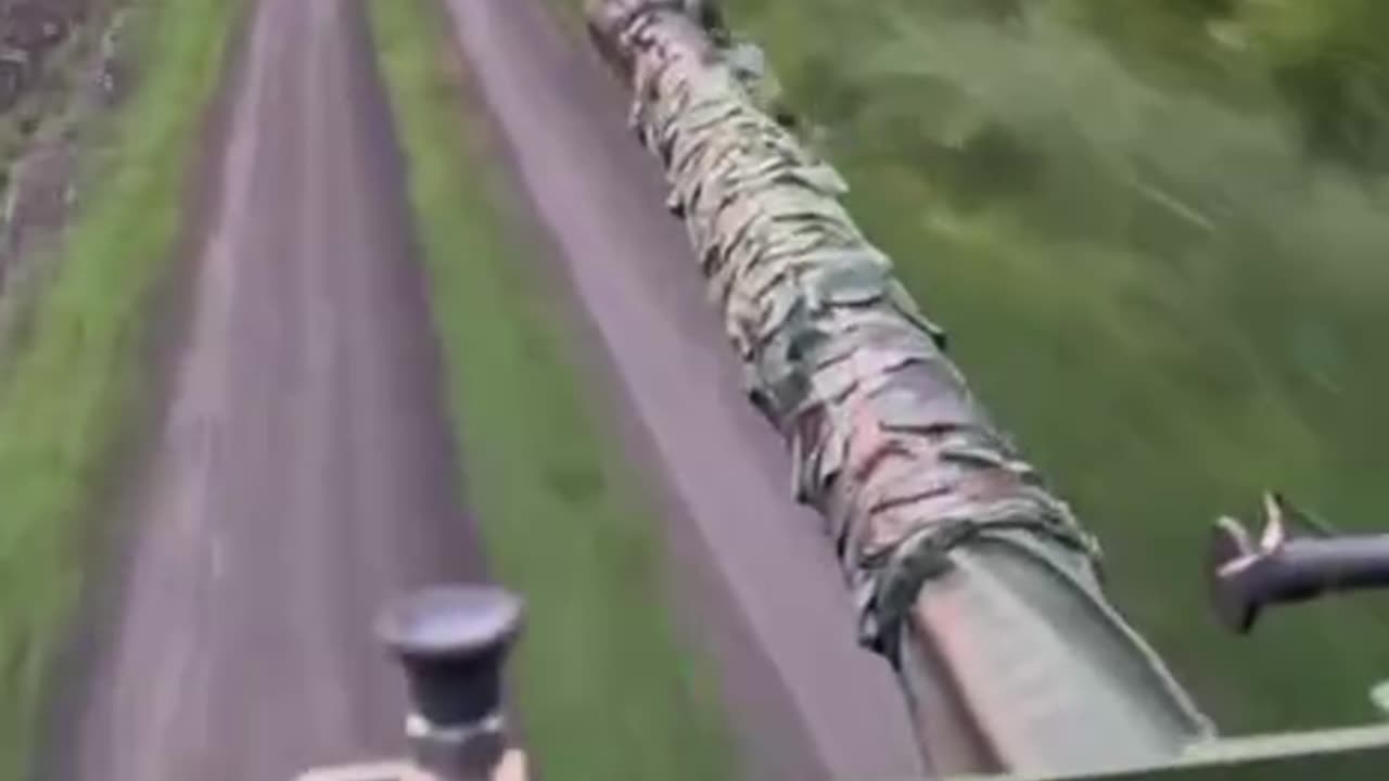Ukrainians Riding on Top of AMX-10 Wheeled Tank