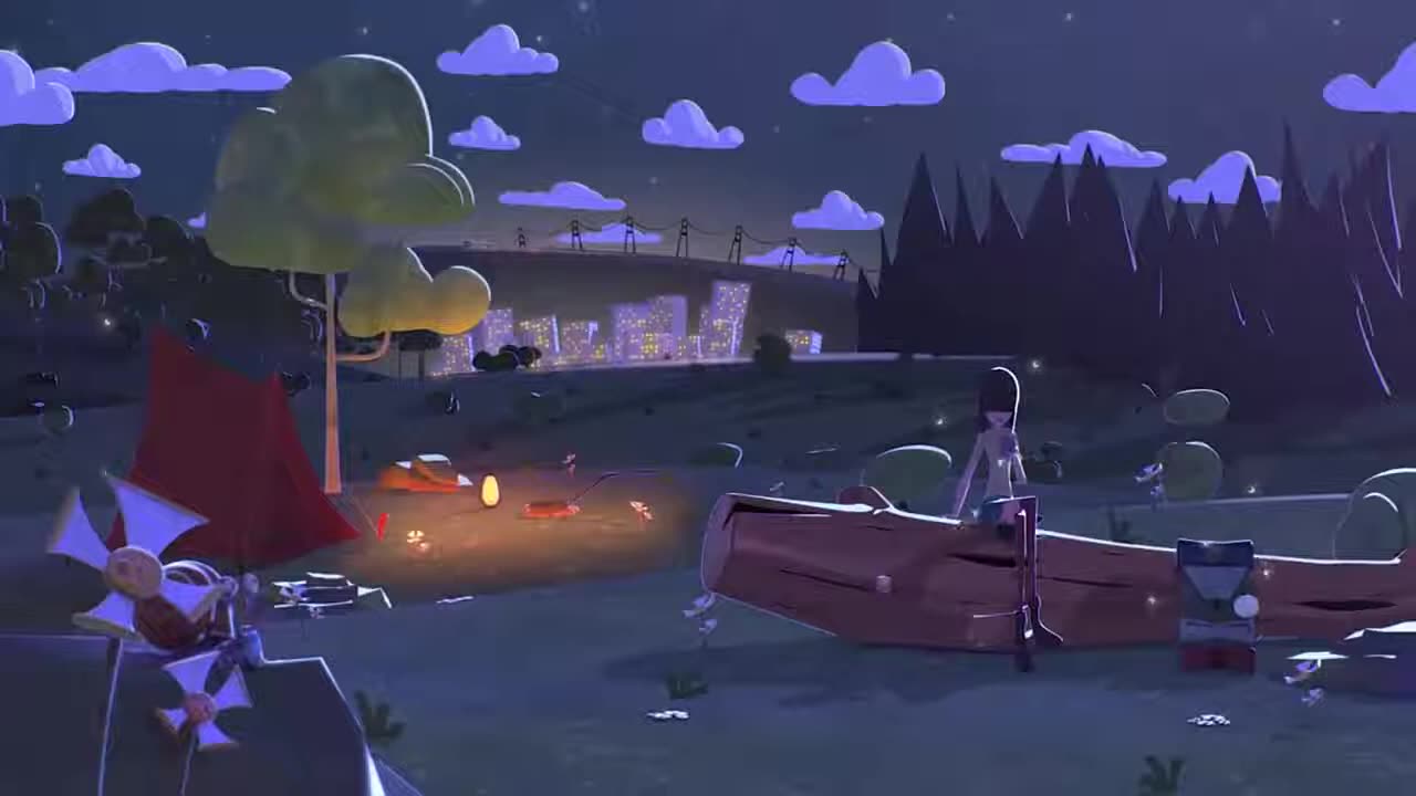 HISTORIA DE 2 PAREJAS Cortometraje animado sobre una pareja dispareja