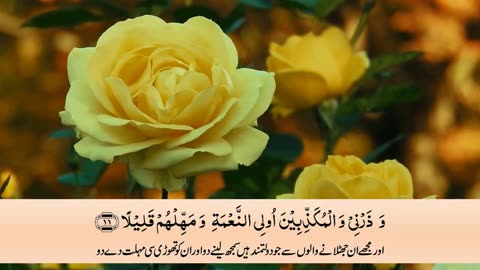 Surah Muzammil ( Al Muzammil ) with Urdu translation - Tilawat 1 - Quran with Urdu Hindi Translation
