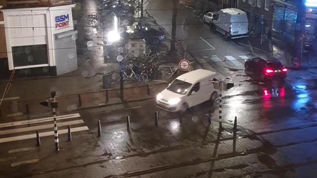 Night before storm Franklin hits Netherlands 2022