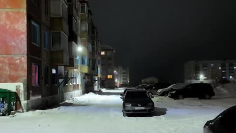 Night silence in Vorkuta