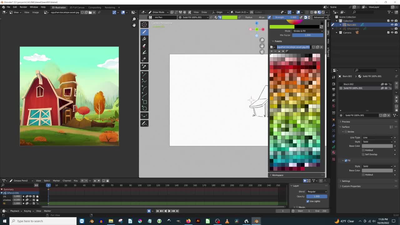 Importing Color Palette