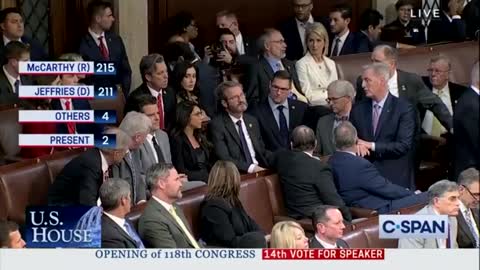 Heated Arguments On The House Floor As McCarthy Is One Vote Short