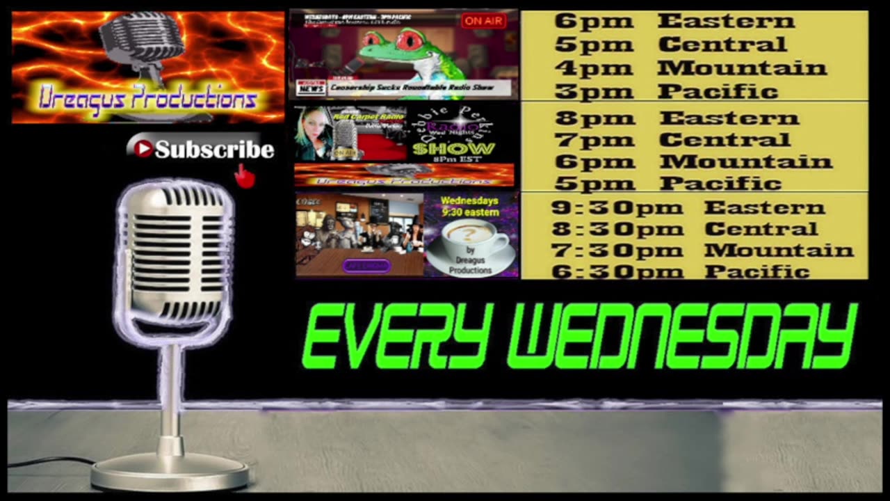 DREAGUS PRODUCTIONS WEDNESDAY SHOWS-12 JUL 23raw