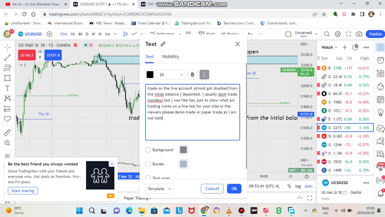 TRADING #US30 PART 2 lost $2105
